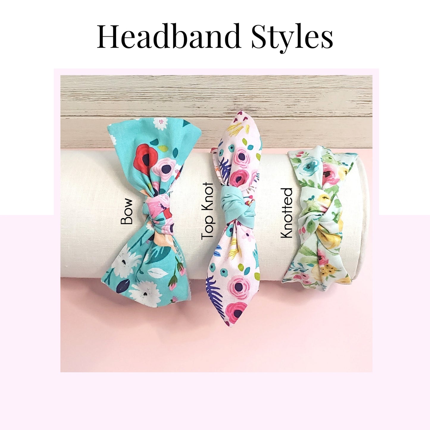 Houndstooth Top Knot