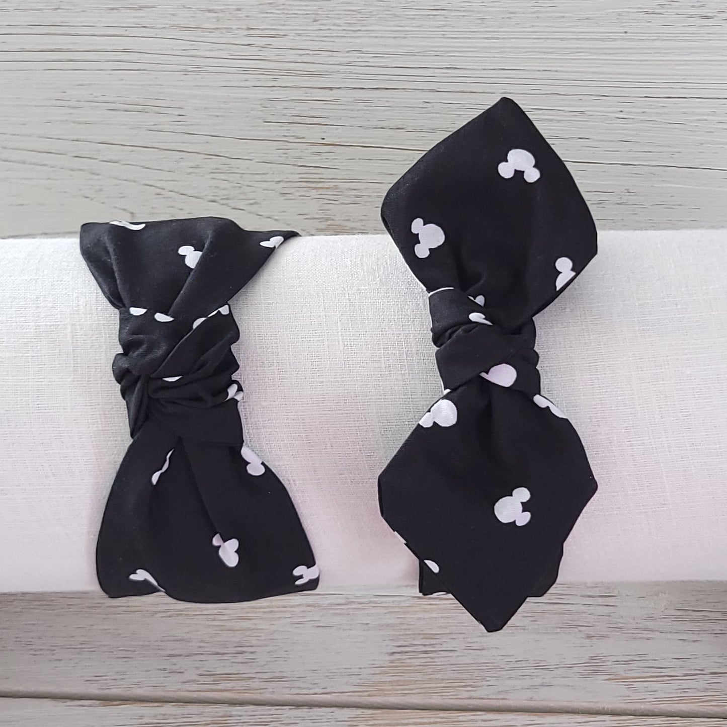 Mickey Silhouette Top Knot